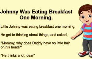 Johnny Was Eating Breakfast One Morning.