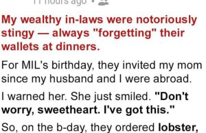 My In-Laws Tried to Skip Out on a $1,500 Dinner Bill — But My Mom’s Brilliant Comeback Left Them Speechless
