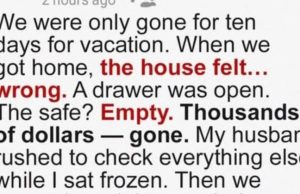 Our Home Was Robbed While We Were Away — But the Truth Behind It Hurt Even More