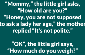 The Little Girl Looks At Mummy’s “Report Card”