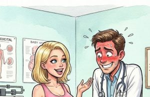 A pregnant woman went to the gynecologist