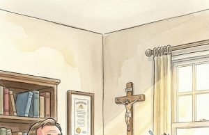 A new priest at his very first Mass