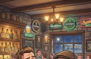 Paddy and Murphy are sitting at a bar sipping their beers…