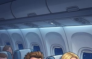 On a flight, a blonde sat next to a lawyer.