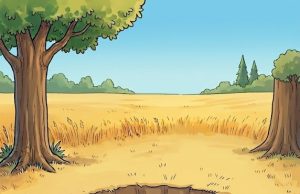 The goat came from nowhere.