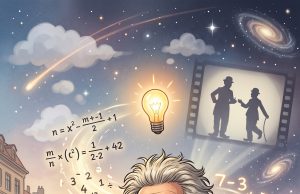 One day, Einstein hopped onto a Berlin streetcar and…