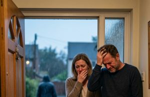 “They found a puppy on their doorstep one night… and with it, a note that softly touched a part of their hearts they thought had healed.”