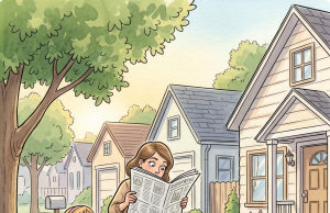 A mother was concerned about her young son walking to school.