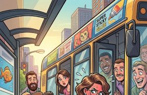 One Day At A Bus Stop There Was A Girl Who Was Wearing A Skin-Tight Miniskirt.