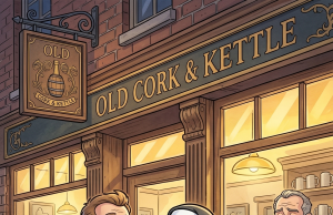 A man was walking past a bar when a nun stopped him outside.
