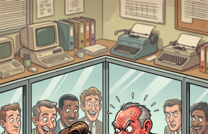 A man makes a bet with his boss