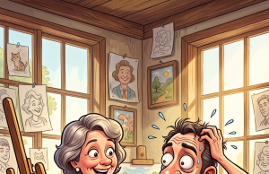 The Artist Drew Exactly What He Was Thinking! 😄