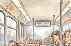 He Missed Six Stops… Waiting for One Decision!