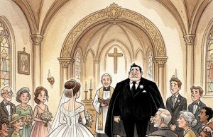The Wardrobe of Doom: A Child’s Grim Theory on Wedding Fashion
