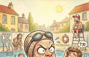 An Old Lady Started Learning To Swim